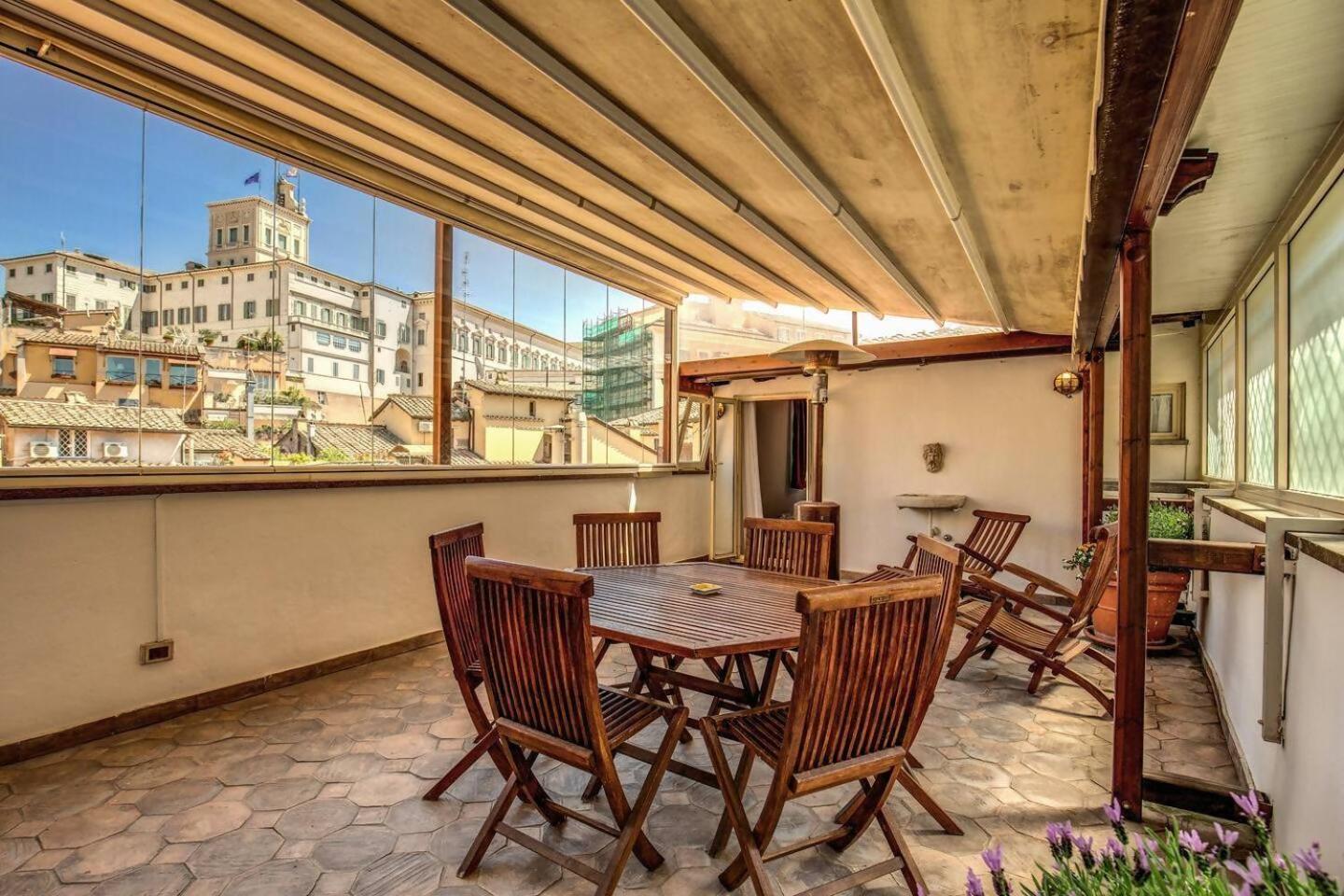 Appartement Attic With Terrace By Trevi Fountain à Rome Extérieur photo